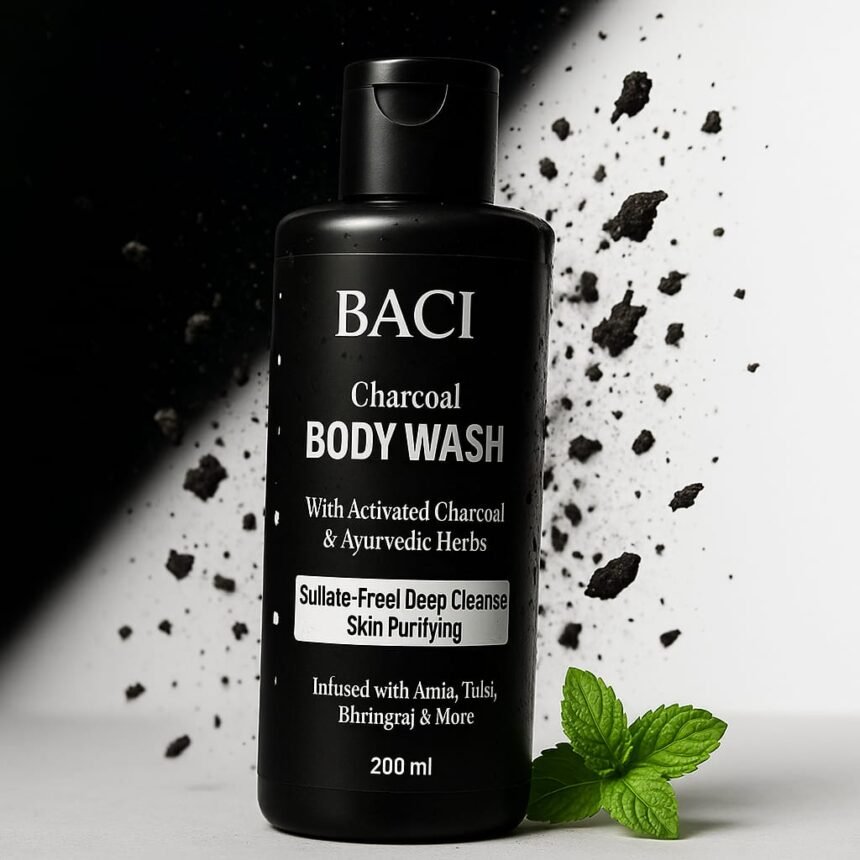 Baci Activated Charcoal Body Wash